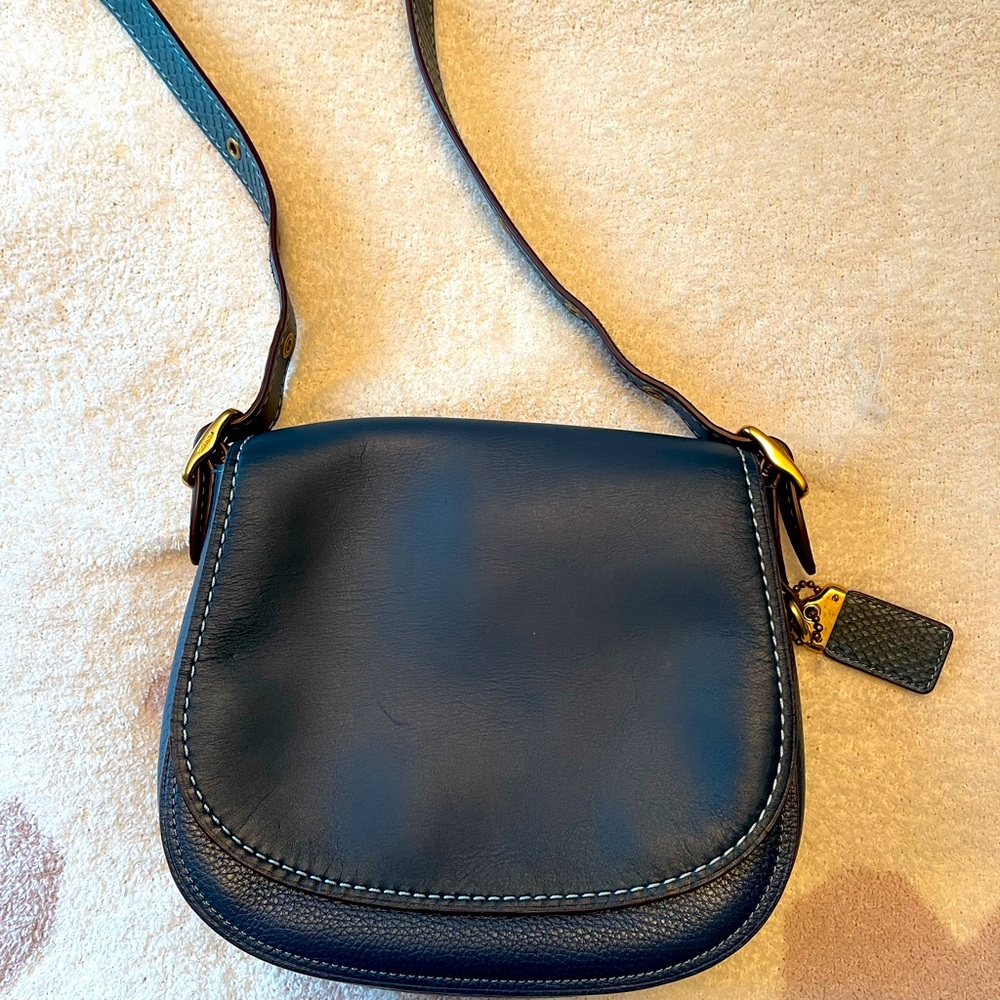 Coach Saddle 23 Python Purse